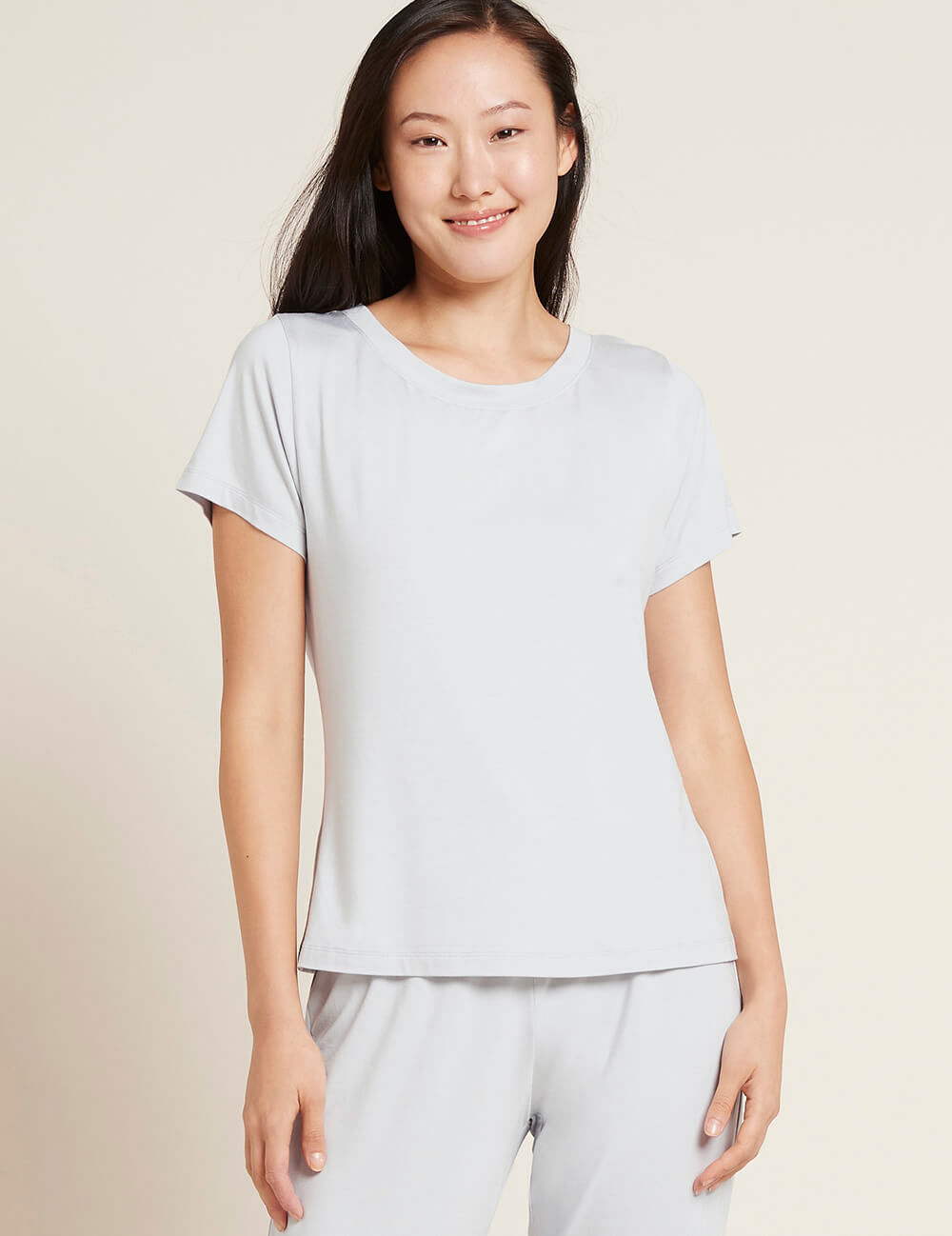 Tricou gri deschis Boody Goodnight Sleep Tee de damă
