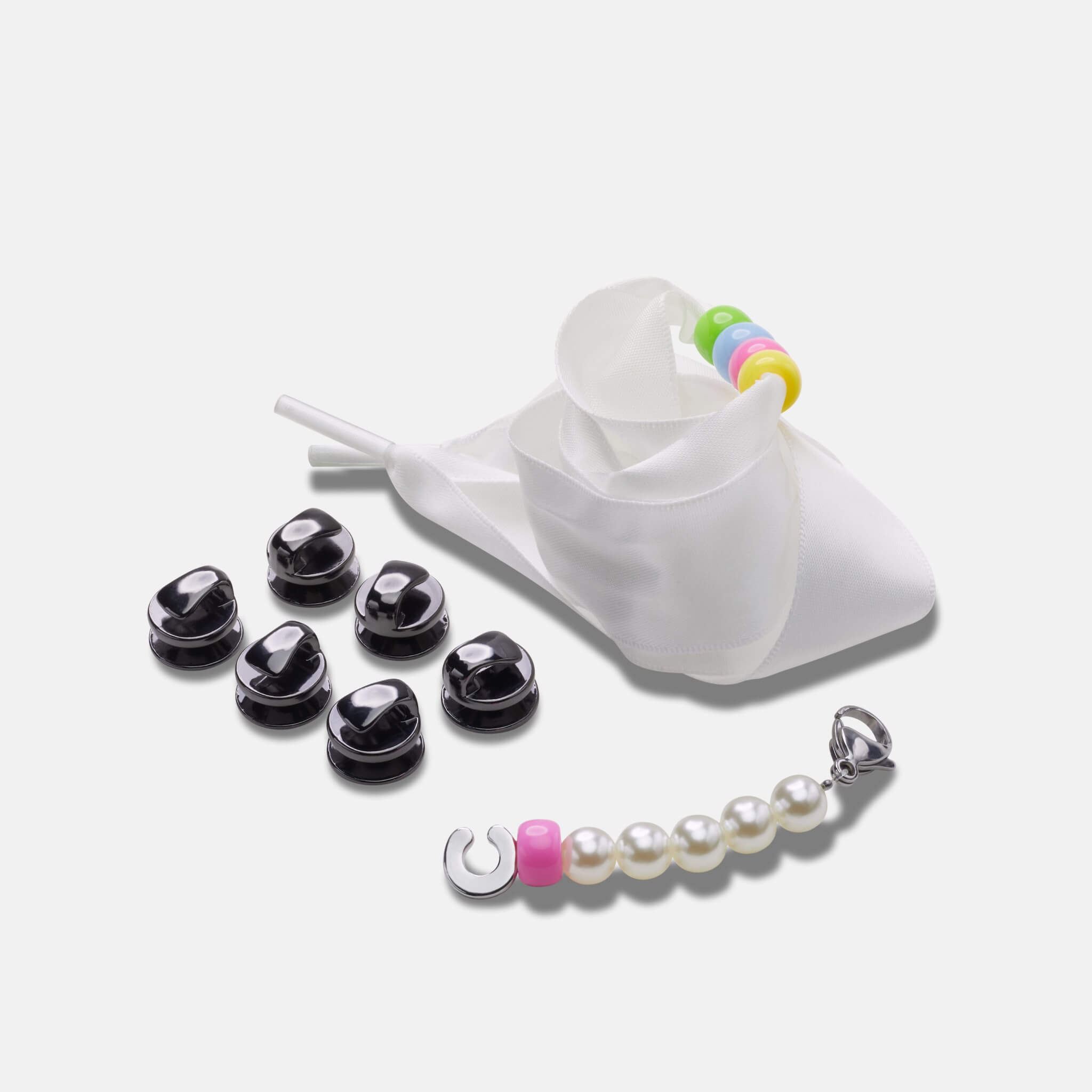 Accesoriu Jibbitz – Lace Bead and Chain 5 ks