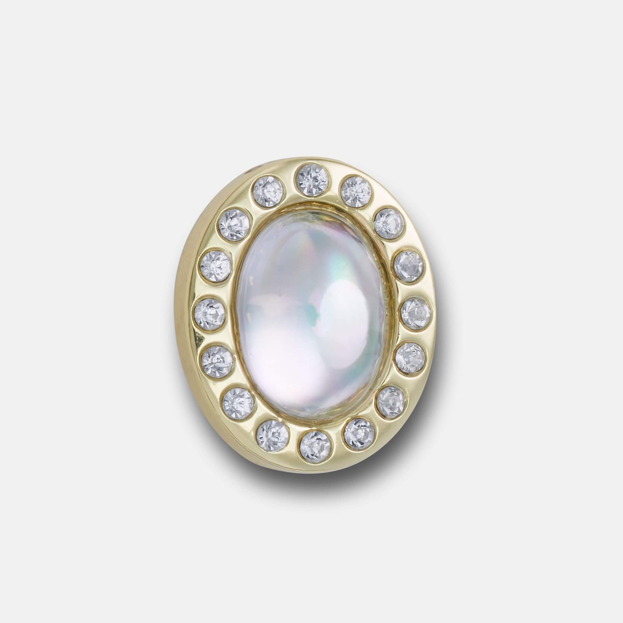 Accesoriu Jibbitz – Tiny White Circle Gem
