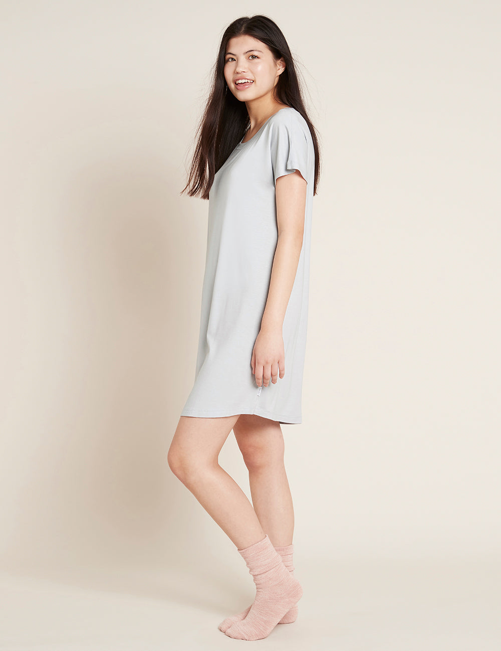 Cămașă de noapte gri Boody Goodnight Nightdress de damă 1