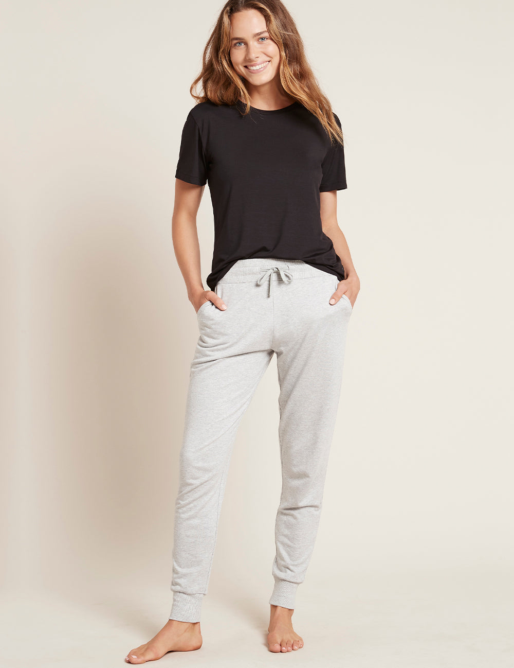Pantaloni de trening gri Boody Weekend Joggers de damă