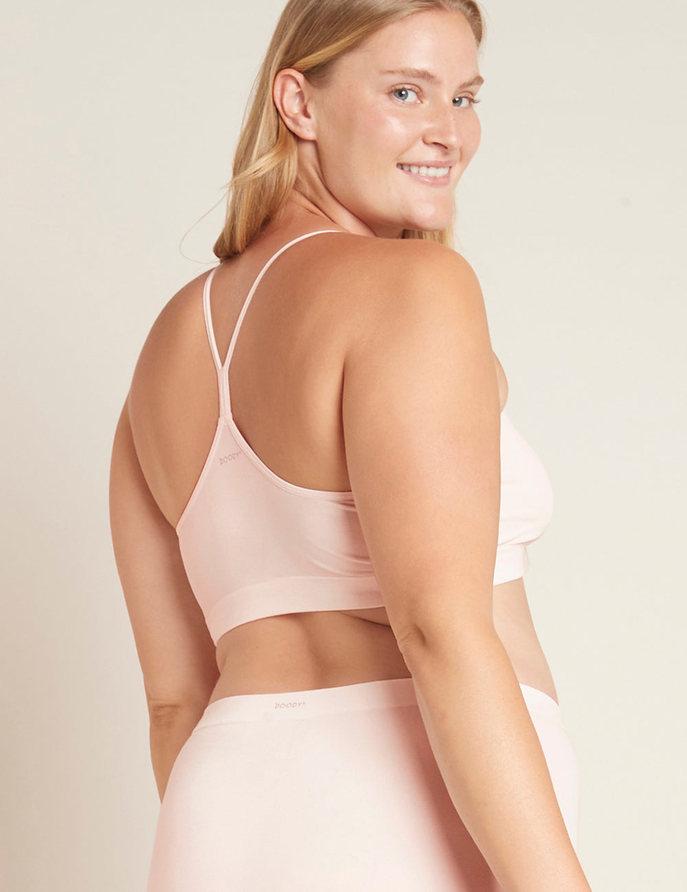 Sutien roz Boody Lyolyte Racerback Bra